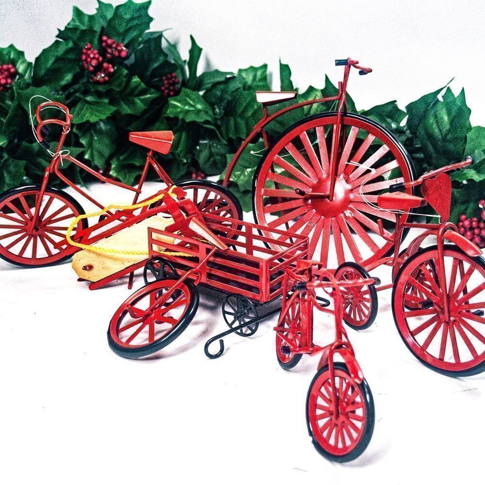 Bicycle! Bicycle! I Want to Hang These On My Tree! They Look So Real, & So Tiny!